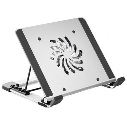 P3 Adjustable Aluminum Foldable Portable Laptop Notebook Fan Stand Bracket-garmade.com