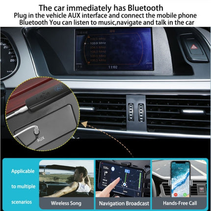 M27 Bluetooth 5.2 Wireless Stereo Music Receiver Transmitter Handsfree 3.5mm Aux Audio Car Kit-garmade.com
