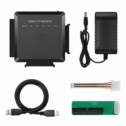 USB3.0 to SATA or IDE Hard Drive Adapter Converter With Clone Function-garmade.com