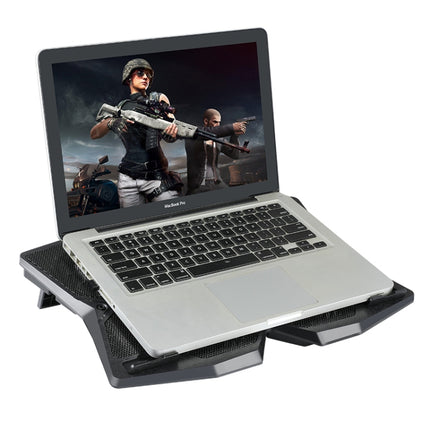 S400 Four Cooling Fans Foldable Adjustable Gaming Laptop Desktop Holder-garmade.com
