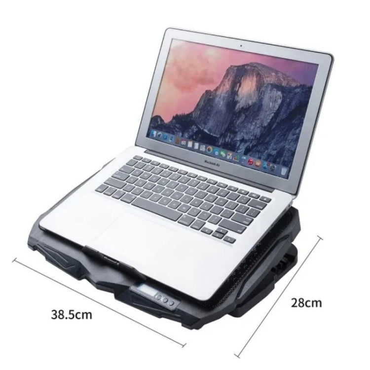 S18 Aluminum Four Fans Gaming Laptop Cooling Pad Foldable Holder with –  garmade