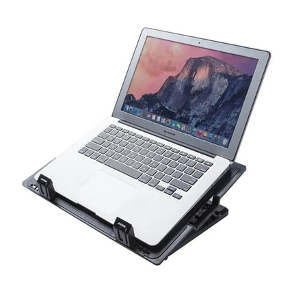 NB339 USB Desktop 5-Gear Adjustable Height Laptop Cooling Base-garmade.com
