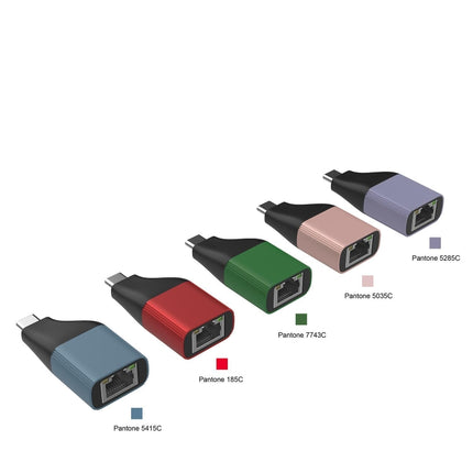 Onten UC101 Type-C 10M/100M/1000M LAN Adapter (Colors Shipped Randomly)-garmade.com