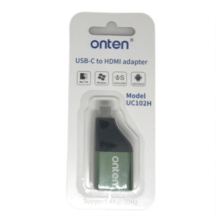 Onten UC102H 4K Type-C to HDMI Adapter (Random Color Delivery)-garmade.com