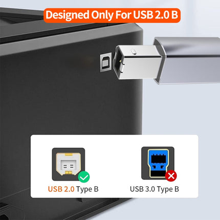 2pcs JUNSUNMAY USB Type-C Female to Male USB 2.0 Type-B Adapter Converter Connector for Printers Scanner Electric Piano-garmade.com