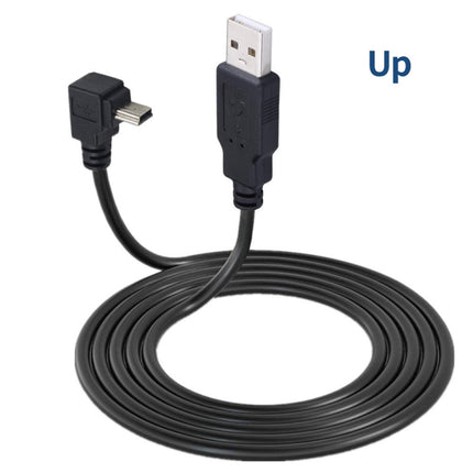 JUNSUNMAY 5 Feet USB A 2.0 to Mini B 5 Pin Charger Cable Cord, Length: 1.5m(Up)-garmade.com
