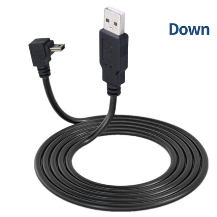 JUNSUNMAY 5 Feet USB A 2.0 to Mini B 5 Pin Charger Cable Cord, Length: 1.5m(Down)-garmade.com