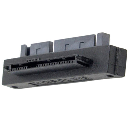 JUNSUNMAY SAS 22 Pin to 7 Pin + 15 Pin SATA Hard Disk Drive Raid Adapter-garmade.com