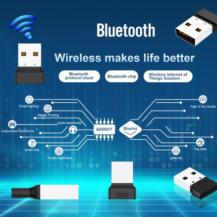 OY313 USB Bluetooth 5.3 Adapter Wireless Transmitter Receiver For PC Windows 11 10 8 7-garmade.com
