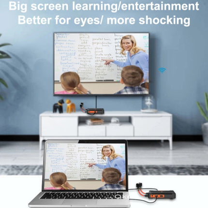 900S Pro Wireless Screen Casting HD Video Transmitter Receiver 300m Wireless Display Dongle Adapter(AU Plug)-garmade.com