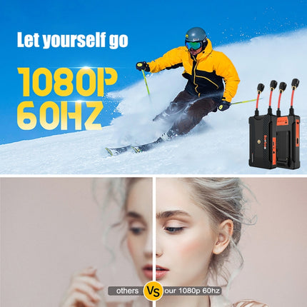 900S Pro Wireless Screen Casting HD Video Transmitter Receiver 300m Wireless Display Dongle Adapter(EU Plug)-garmade.com
