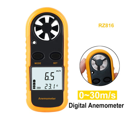 GM816 Handheld Digital Anemometer Wind Speed Meter-garmade.com