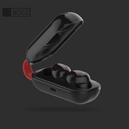 BTH-193 5.0 True IN- Ear Bluetooth Earbuds TWS Wireless Headphones with Charging Box-garmade.com