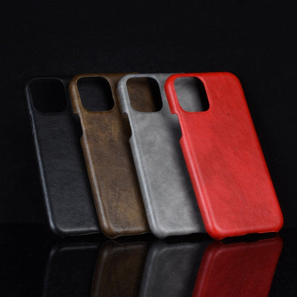 Shockproof Litchi Texture PC + PU Case For Apple iPhone 11 Pro(Black)-garmade.com