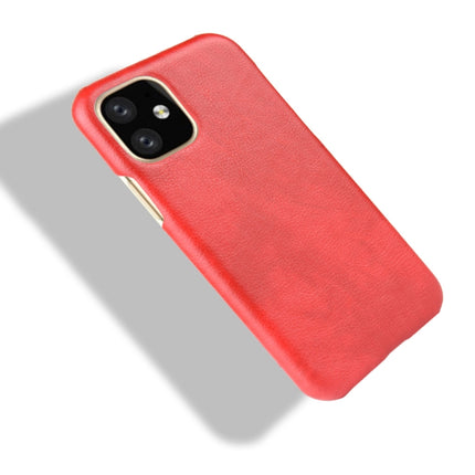 Shockproof Litchi Texture PC + PU Case For Apple iPhone 11 Pro(Red)-garmade.com