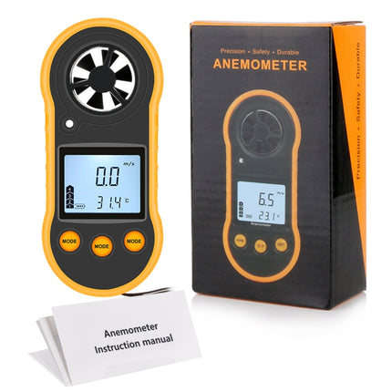 RZ818 Digital Anemometer Handheld Wind Speed And Temperature Measuring Instrument-garmade.com