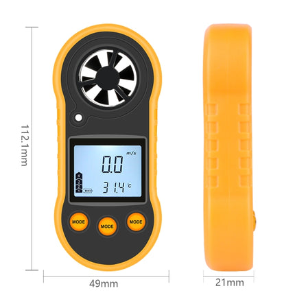 RZ818 Digital Anemometer Handheld Wind Speed And Temperature Measuring Instrument-garmade.com