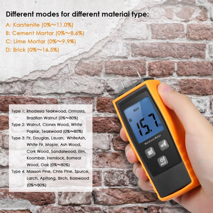 RZ660 Professional Wood Moisture Humidity Meter Digital Tester-garmade.com