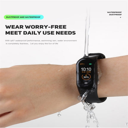 M4 0.96 inch TFT Color Screen Smartwatch IP67 Waterproof,Support Call Reminder /Heart Rate Monitoring/Blood Pressure Monitoring/Sleep Monitoring/Sedentary Reminder(Blue)-garmade.com