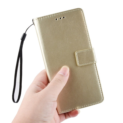 Retro Crazy Horse Texture Horizontal Flip Leather Case for iPhone 11 Pro 5.8 inch, with Holder & Card Slots & Photo Frame(Gold)-garmade.com