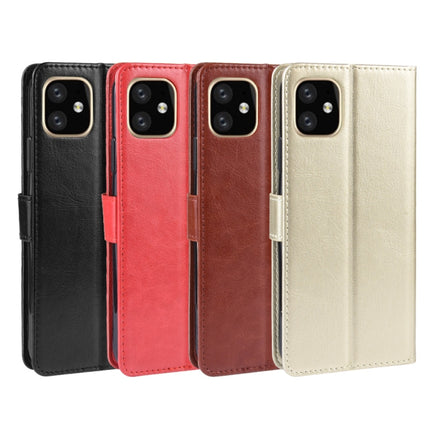 Retro Crazy Horse Texture Horizontal Flip Leather Case for iPhone 11 Pro 5.8 inch, with Holder & Card Slots & Photo Frame(Gold)-garmade.com