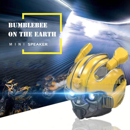 Bumblebee Cartoon Bluetooth 5.0 Speaker, Support TF Card & FM-garmade.com