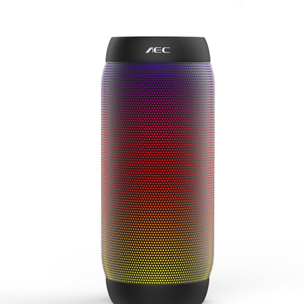 AEC BQ615 PRO Colorful LED Wireless HiFi Stereo Speaker, Combines Bluetooth + TF card player + FM radio + AUX + NFC-garmade.com