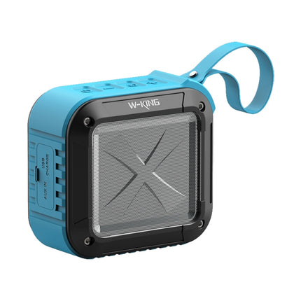 W-KING S7 Mini Wireless Waterproof Loudspeaker With TF/FM/AUX/NFC Bluetooth Bike Speaker(blue)-garmade.com