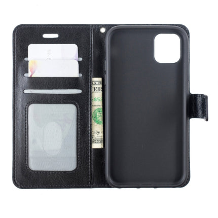 Crazy Horse Texture Horizontal Flip Leather Case with Holder & Card Slots & Wallet & Photo Frame for iPhone 11 Pro Max(black)-garmade.com