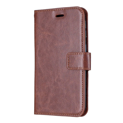 Crazy Horse Texture Horizontal Flip Leather Case with Holder & Card Slots & Wallet & Photo Frame for iPhone 11 Pro Max(brown)-garmade.com