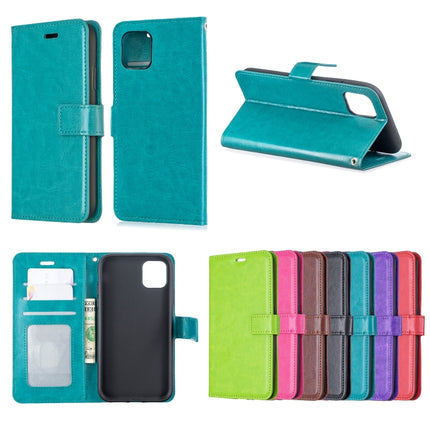 Crazy Horse Texture Horizontal Flip Leather Case with Holder & Card Slots & Wallet & Photo Frame for iPhone 11 Pro Max(blue)-garmade.com