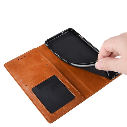 Magnetic Buckle Retro Crazy Horse Texture Horizontal Flip Leather Case for Galaxy Note 10 , with Holder & Card Slots & Photo Frame(Black)-garmade.com