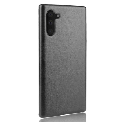 Shockproof Litchi Texture PC + PU Case For Galaxy Note10(Black)-garmade.com