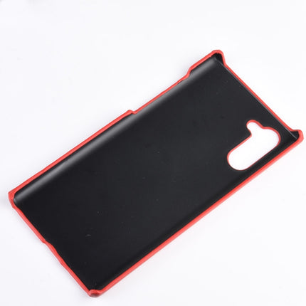 Shockproof Litchi Texture PC + PU Case For Galaxy Note10(Black)-garmade.com