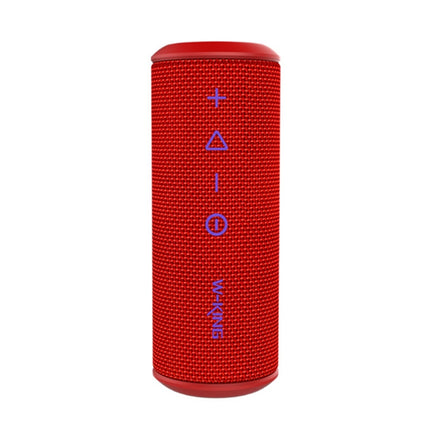 W-KING X6S Bluetooth Speaker 20W Portable Super Bass Waterproof Speaker with Stereo Sound Soundbar Column for Music MP3 Play(red)-garmade.com