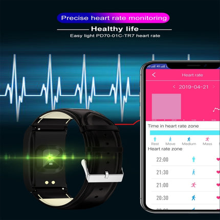 AK12 1.14 inch IPS Color Screen Smart Watch IP68 Waterproof,Metal Watchband,Support Call Reminder /Heart Rate Monitoring/Blood Pressure Monitoring/Sleep Monitoring/Predict Menstrual Cycle Intelligently(Black)-garmade.com