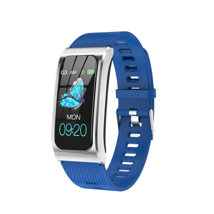 AK12 1.14 inch IPS Color Screen Smart Watch IP68 Waterproof,Silicone Watchband,Support Call Reminder /Heart Rate Monitoring/Blood Pressure Monitoring/Sleep Monitoring/Predict Menstrual Cycle Intelligently(Blue)-garmade.com