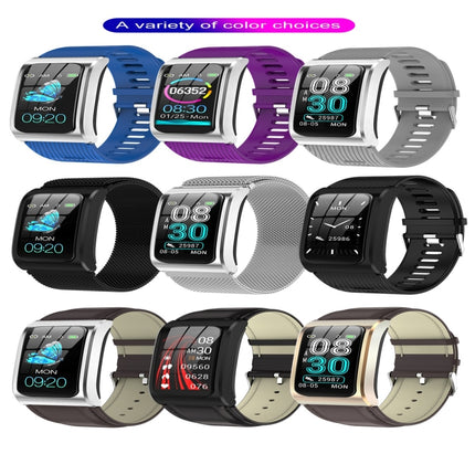 AK12 1.14 inch IPS Color Screen Smart Watch IP68 Waterproof,Leather Watchband,Support Call Reminder /Heart Rate Monitoring/Blood Pressure Monitoring/Sleep Monitoring/Predict Menstrual Cycle Intelligently(Black)-garmade.com