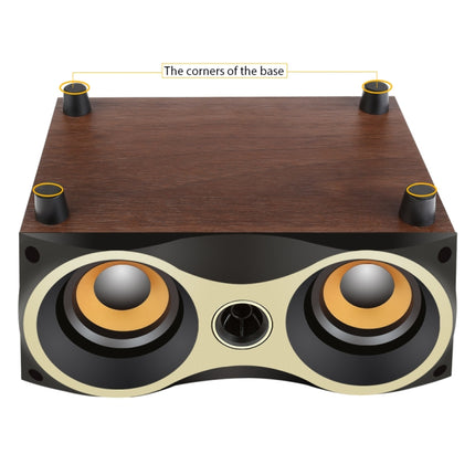 X6 Portable Wooden Wireless Speaker Subwoofer Stereo Radio FM Desktop Bluetooth Speakers-garmade.com