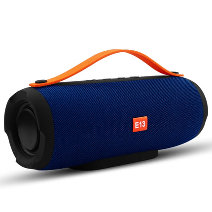 E13 Mini Portable Wireless Bluetooth Speaker Stereo Speakerphone Radio Music Subwoofer Column Speakers with TF FM（Blue）-garmade.com