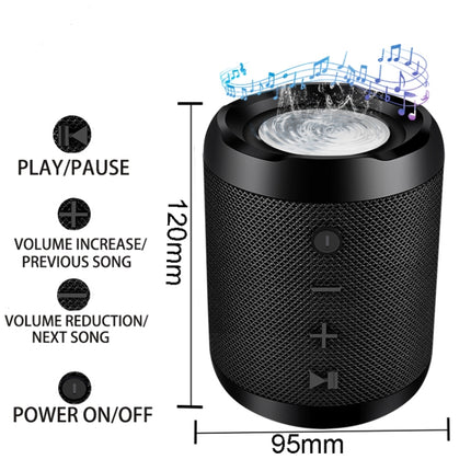 Portable Bluetooth Speaker Portable Sound System 5W Stereo Music Surround Waterproof Outdoor Speaker-garmade.com