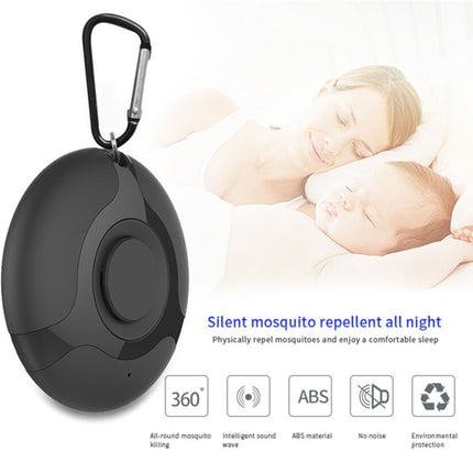 Ultrasonic Mosquito Repellent Electronics Cockroach Spider USB Charging Smart Mosquito Drive(Black)-garmade.com