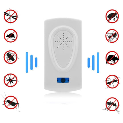 Ultrasound Mouse Cockroach Pest Repeller Device Insect Rats Spiders Mosquito Killer Pest Control Household Pest Rejecter(US Plug)-garmade.com