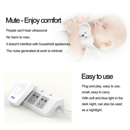 Ultrasound Mouse Cockroach Pest Repeller Device Insect Rats Spiders Mosquito Killer Pest Control Household Pest Rejecter(EU Plug)-garmade.com