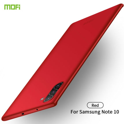 MOFI Frosted PC Ultra-thin Hard Case for Galaxy Note10(Red)-garmade.com