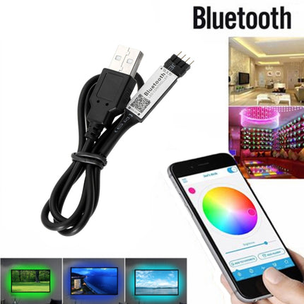 Smart RGB Bluetooth Timer Suitable LED Controller for 5V 3528 5050 RGB Light Strip-garmade.com