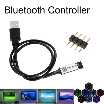 Smart RGB Bluetooth Timer Suitable LED Controller for 5V 3528 5050 RGB Light Strip-garmade.com