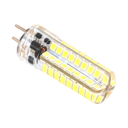 GY6.35 5W SMD2835 72LEDs Dimmable Silicone Corn Bulb for Chandelier Crystal Lamp Lighting Accessories,AC 12V(Cool White)-garmade.com