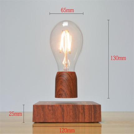 Retro Magnetic Floating Bulb Wood Color Substrate LED Home Decoration Lamp-garmade.com