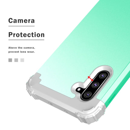 PC+ Silicone Three-piece Anti-drop Protection Case for Galaxy Note10(Green)-garmade.com
